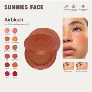 Sunnies Face Airblush [Cream Blush & Cheek Tint] in Girl Crush